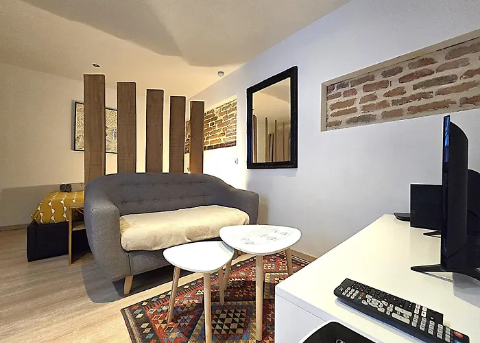 Sublime Cocon Pour Deux - 1 Lit Double - Hypercentre De Montauban - Proche Place Nationale